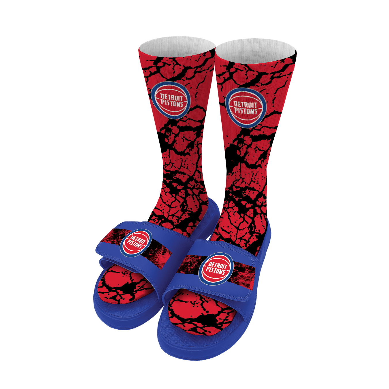 Detroit Pistons Distressed Sock Bundle