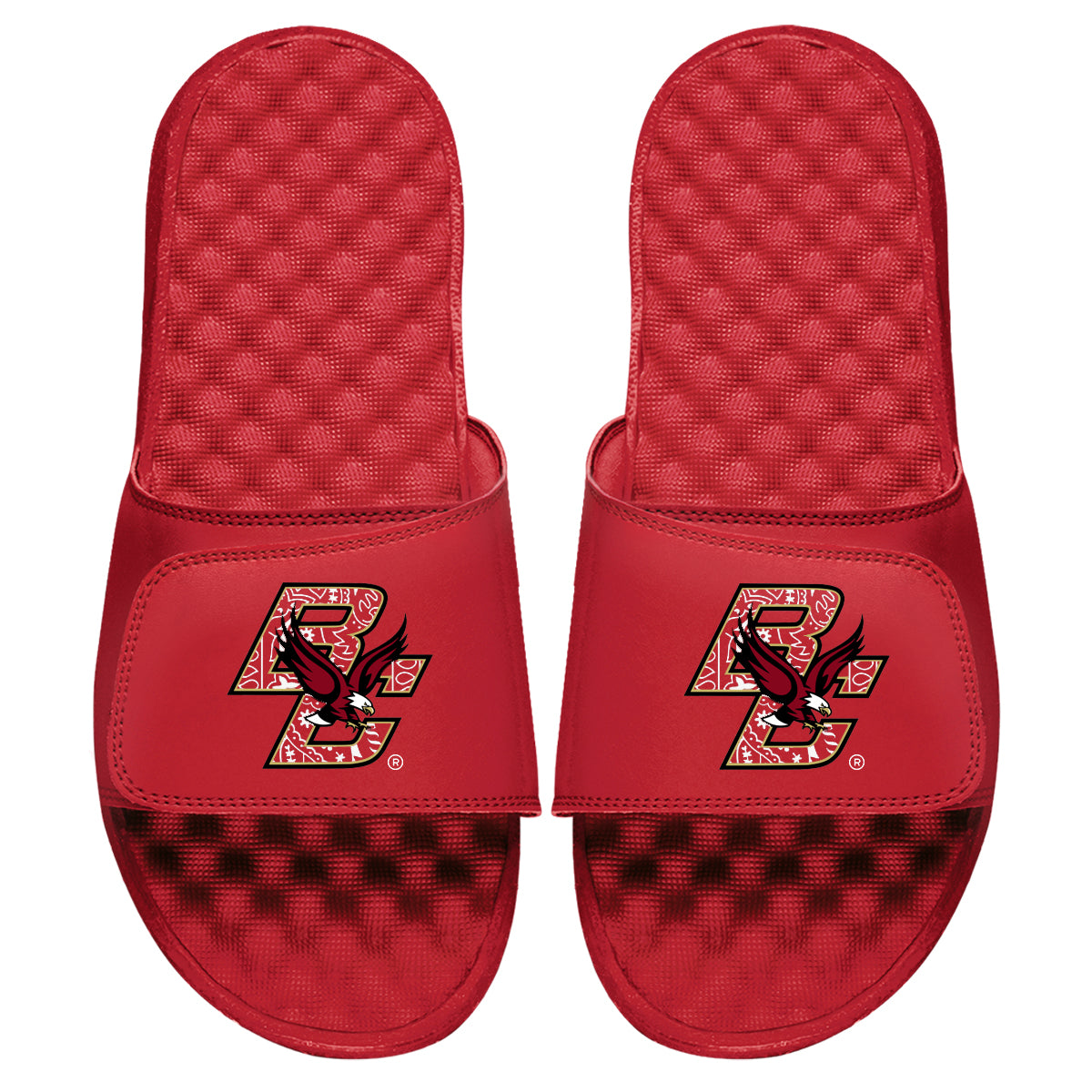 Boston College Red Bandana Slides