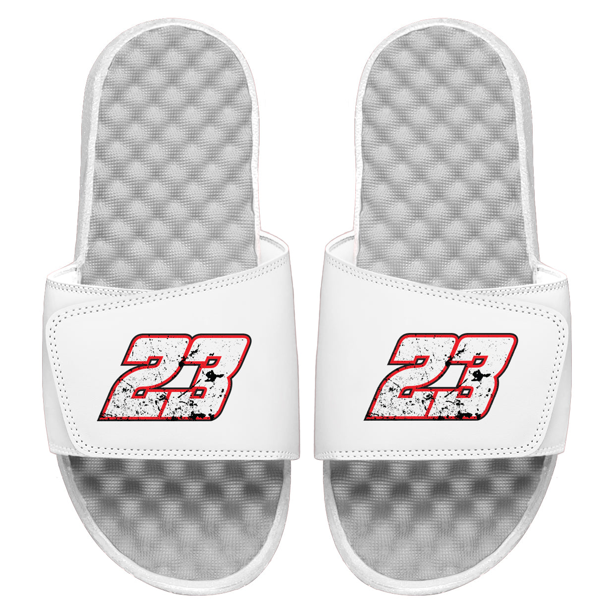 Bubba Wallace 23 Distressed Slides
