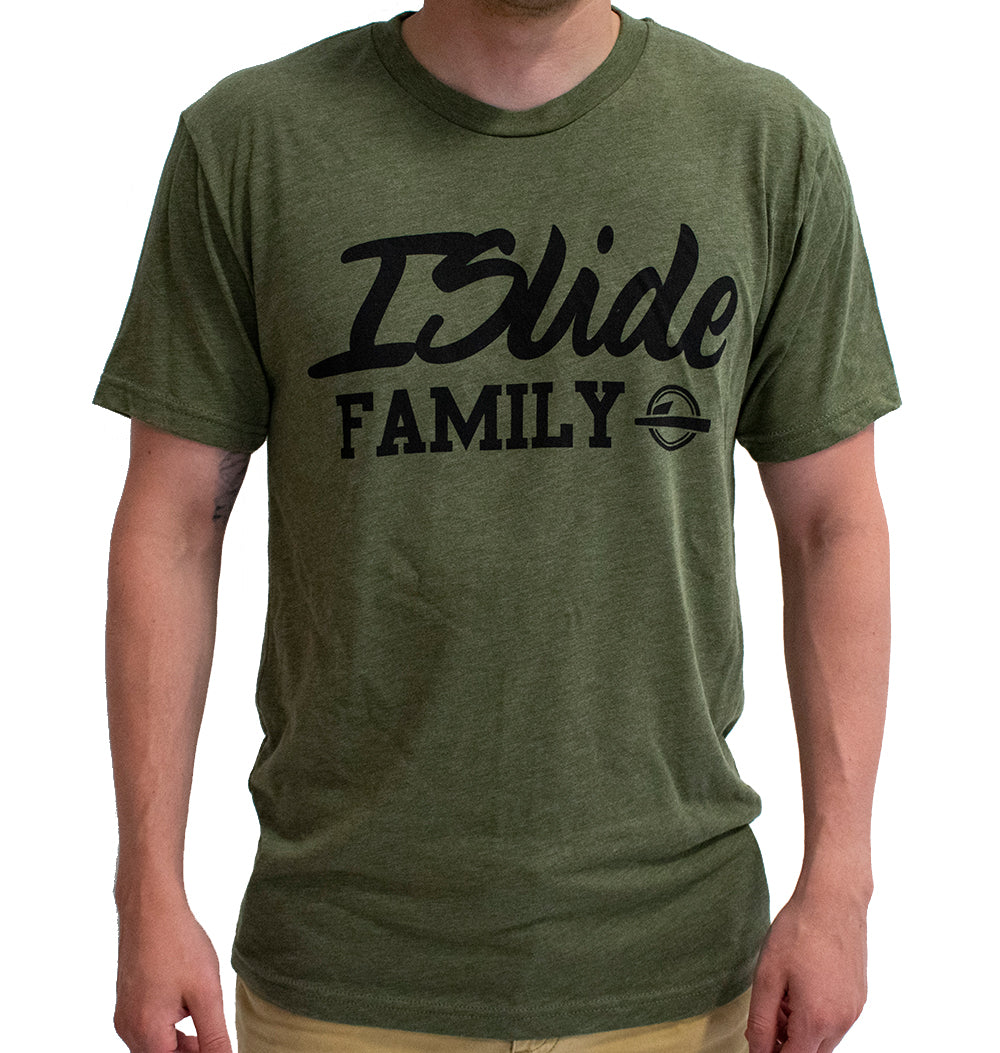 ISlide Family T-Shirt Army Green