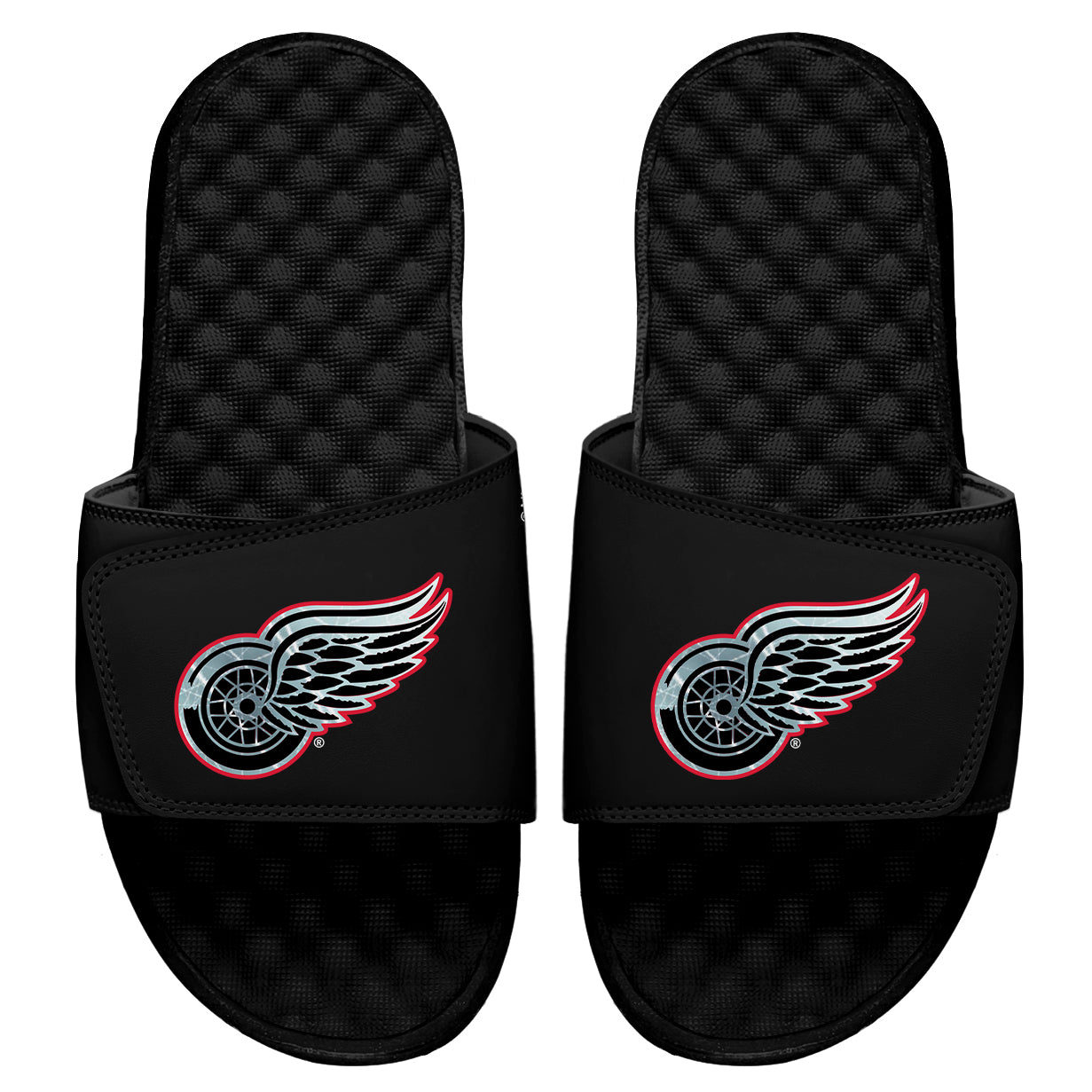 Detroit Red Wings Ice Mask Slides