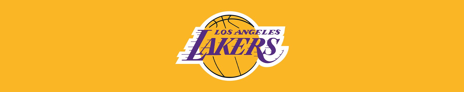 Los Angeles Lakers NBA Mens Gradient Wordmark Gel Slide