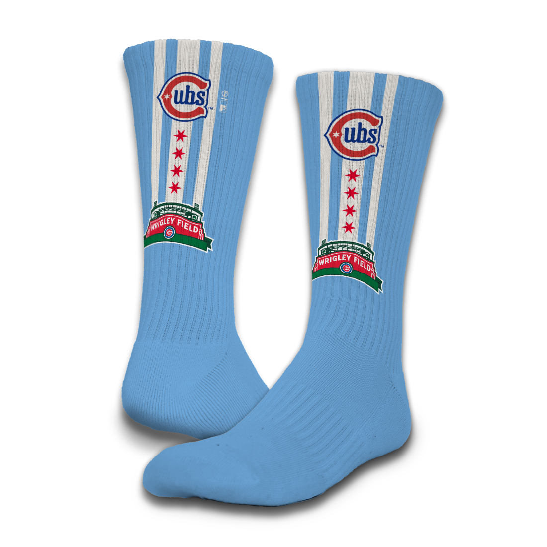 Chicago Cubs Rock Bear 2-Pack Lifestyle Crew Socks