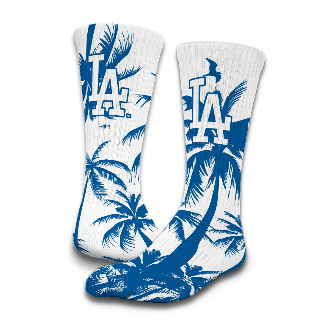 Los Angeles Dodgers Palm Trees 2-Pack Lifestyle Crew Socks