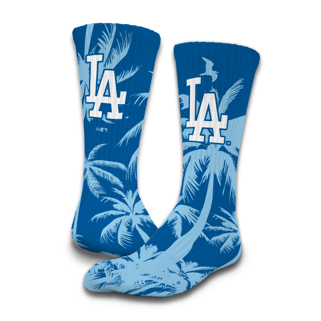 Los Angeles Dodgers Palm Trees 2-Pack Lifestyle Crew Socks