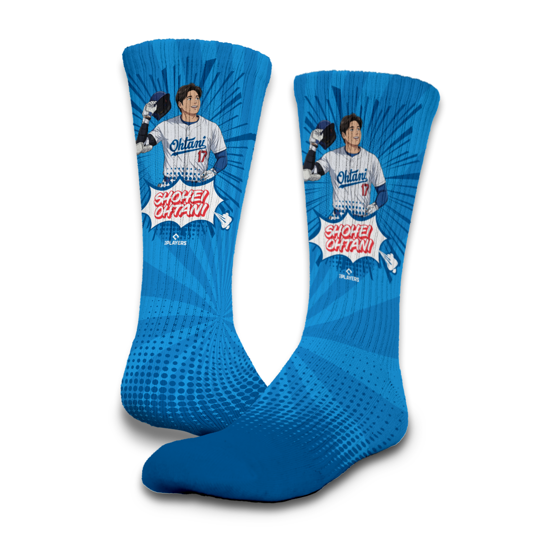 Los Angeles Dodgers Shohei Ohtani Comic Sock 2 Pack