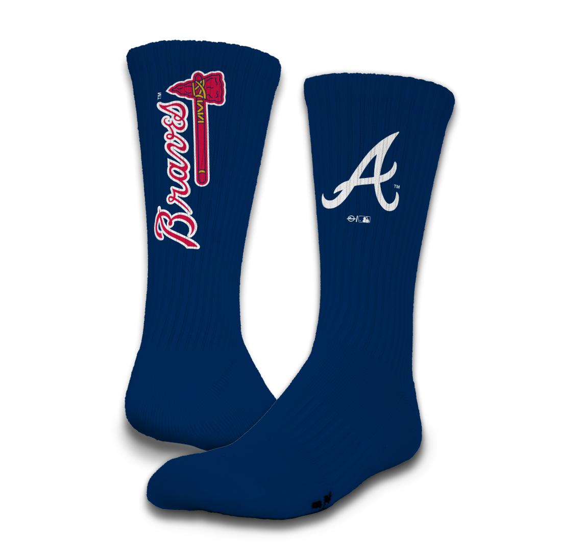 Atlanta Braves Primary 3 Pack Lifestyle Sock