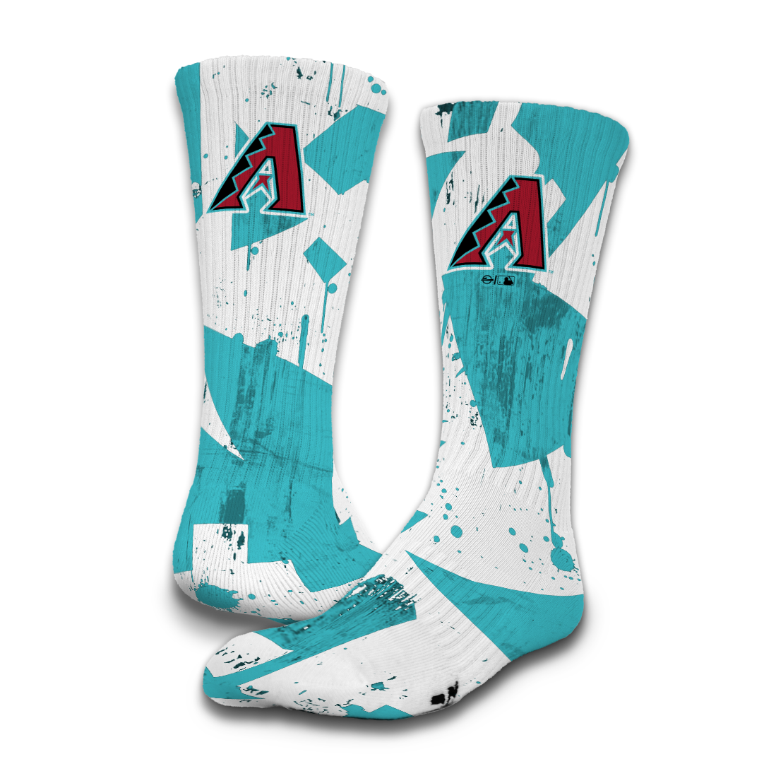 Arizona Diamondbacks Grunge Socks
