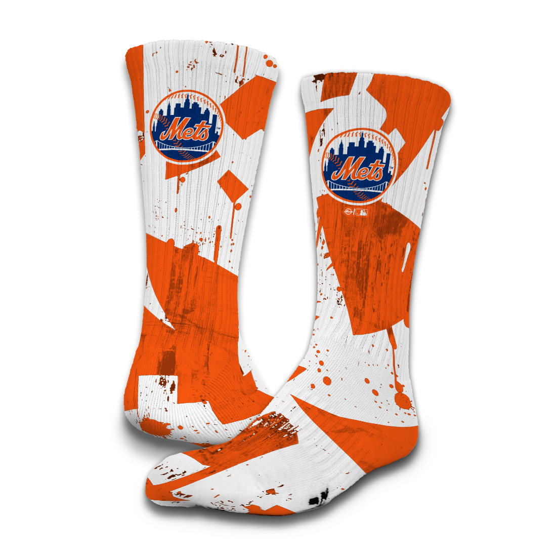 New York Mets Grunge Socks
