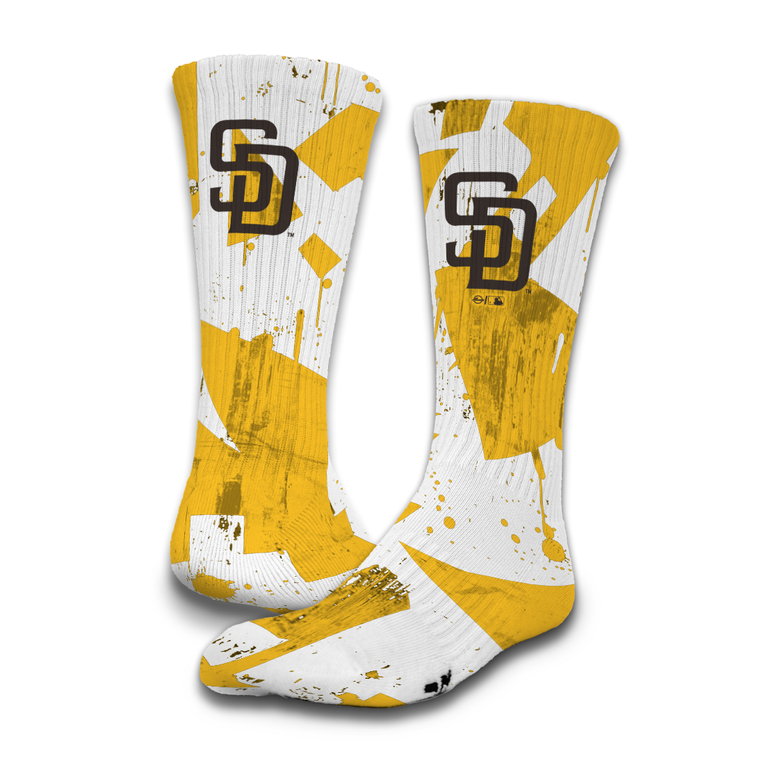 San Diego Padres Grunge Socks