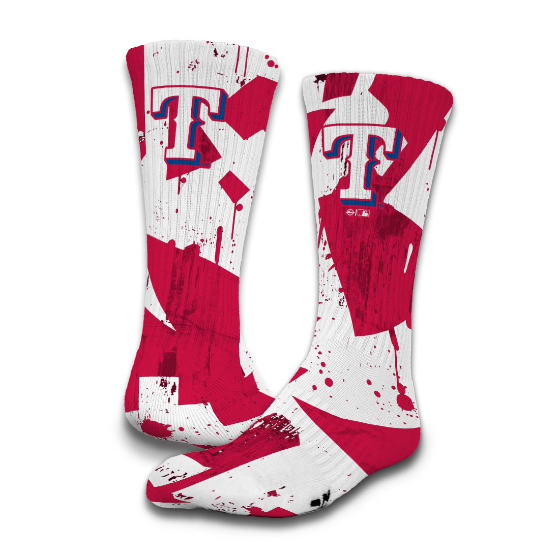 Texas Rangers Primary 3 Pack Lifestyle Sock