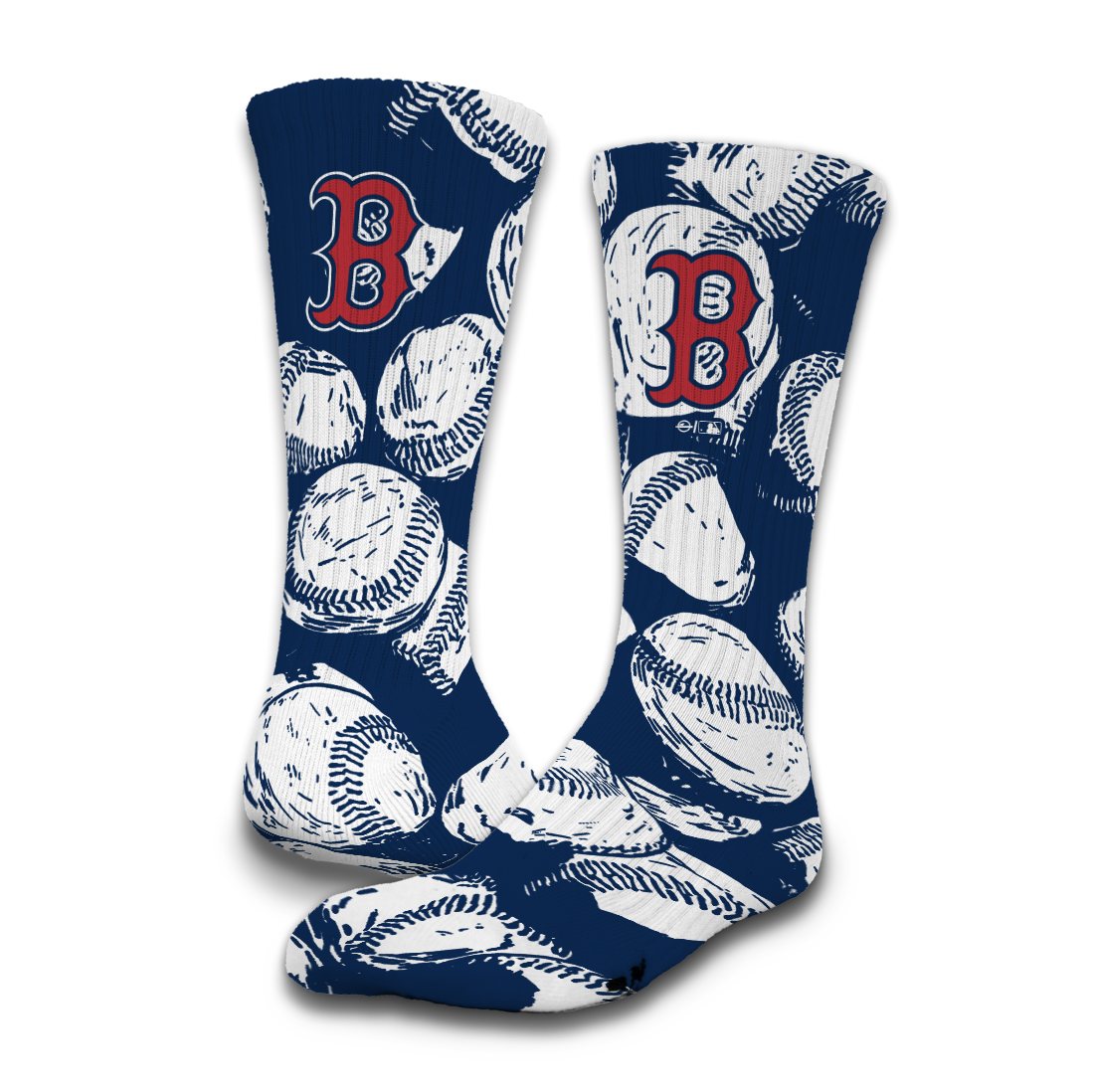 Boston Red Sox Baseball Pattern Socks Boston Red Sox Baseball Pattern Socks