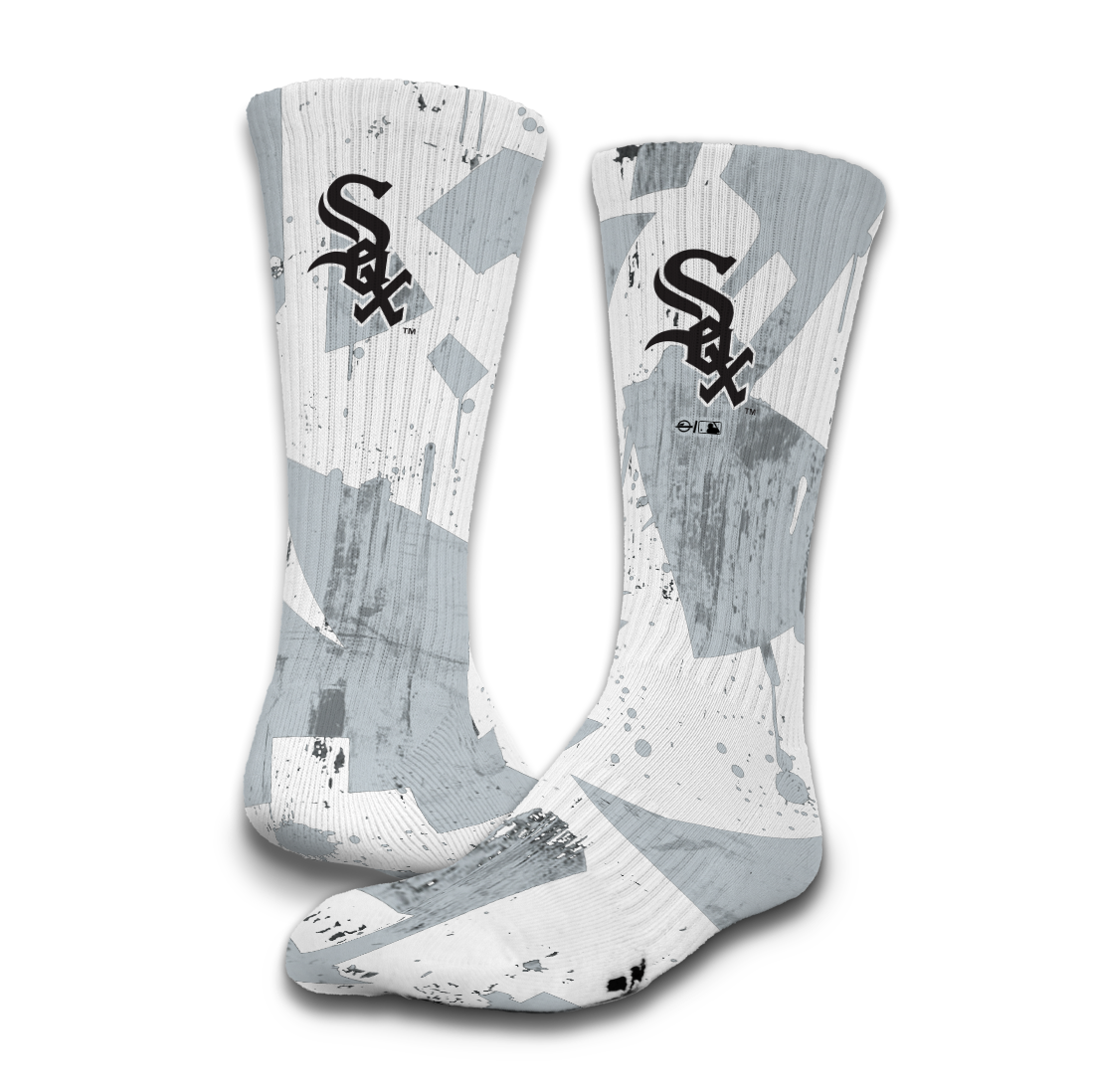 Chicago White Sox Grunge Socks