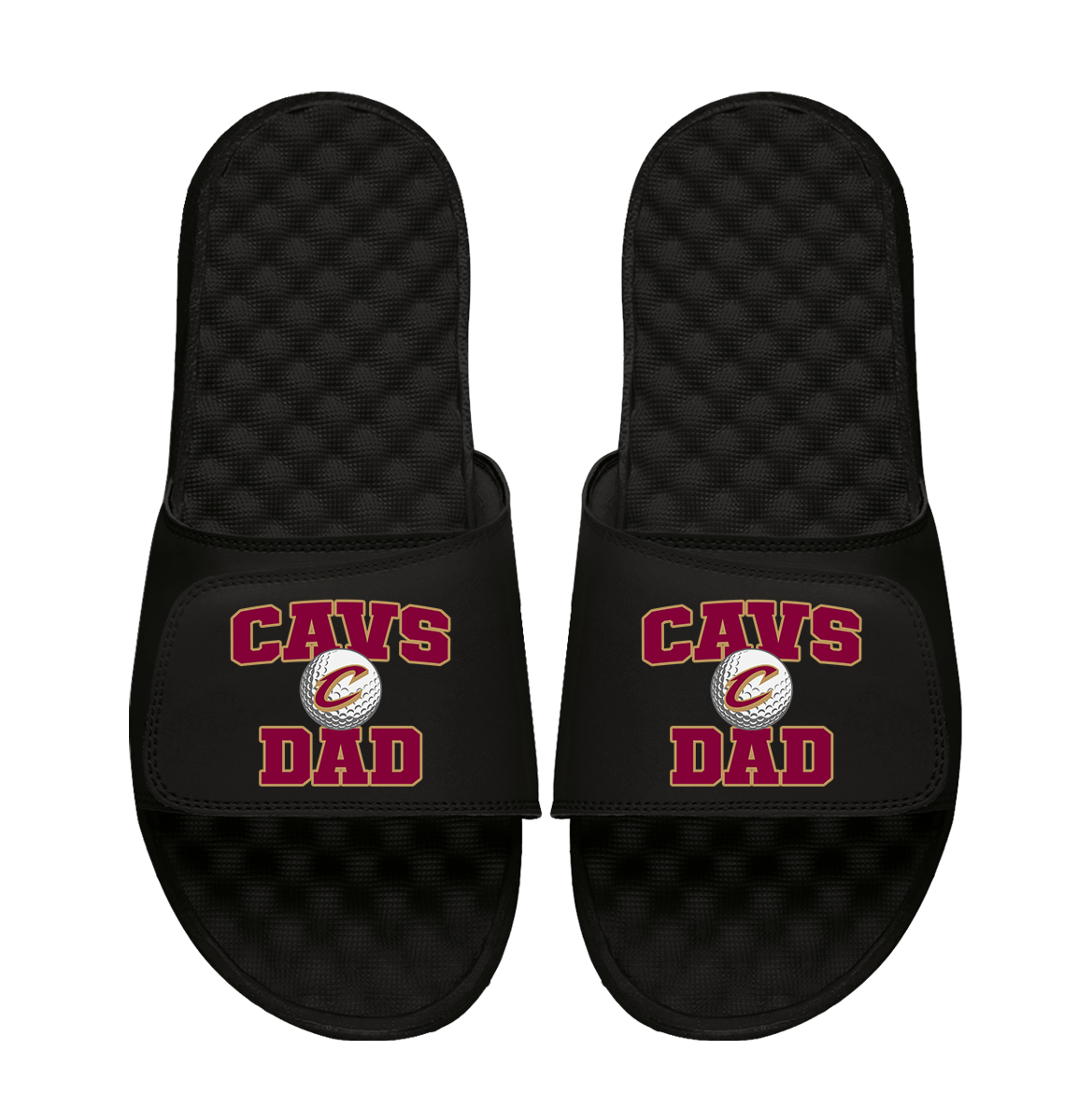 Cleveland Cavaliers Golf Dad Father's Day Slide & Sock Bundle
