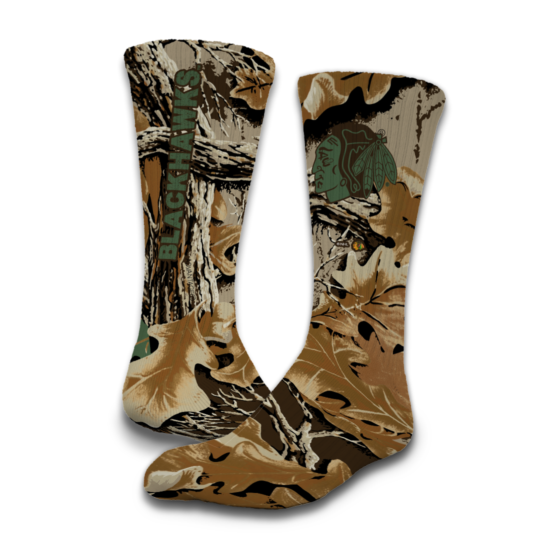 Chicago Blackhawks RealTree Camo Sock/Slide Bundle