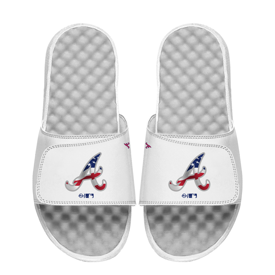 Atlanta Braves USA Americana Slide and Sock Bundle