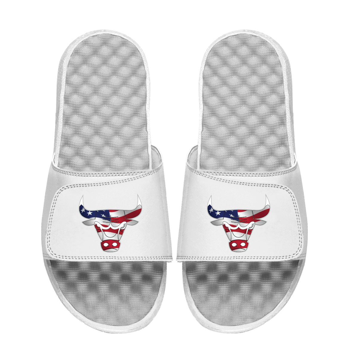 Chicago Bulls USA Americana Slide and Sock Bundle