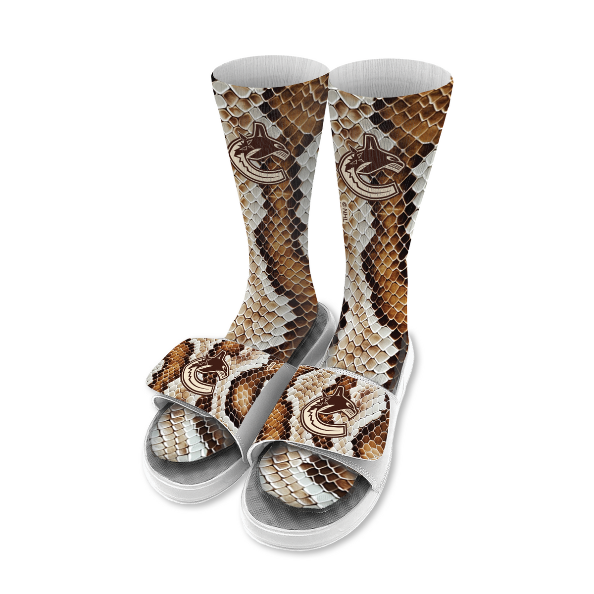 Canucks Year of the Snake Sock/Slide Bundle