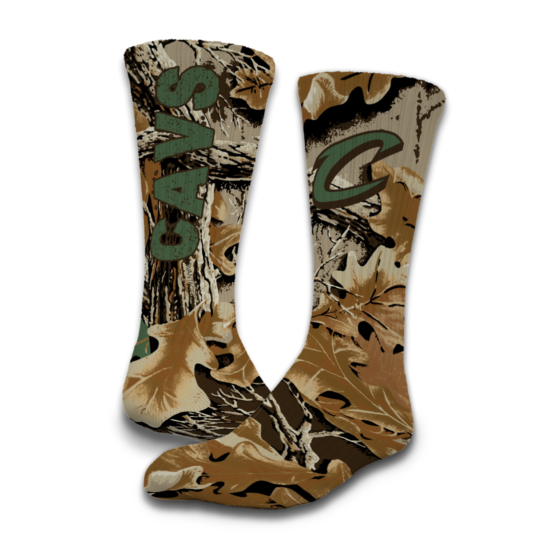 Cleveland Cavaliers RealTree Camo Sock/Slide Bundle