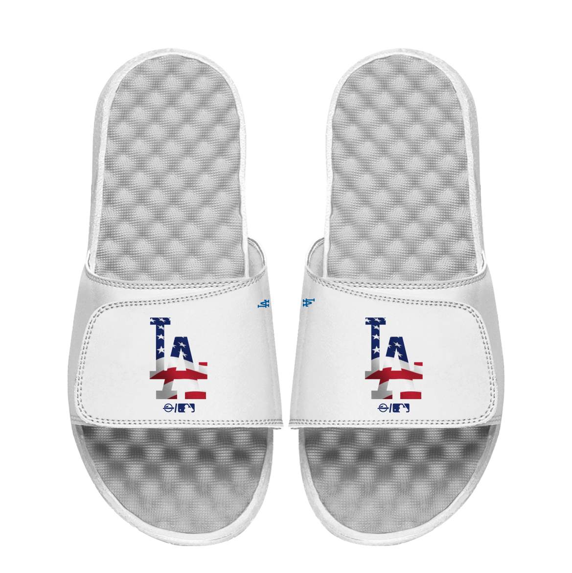 Los Angeles Dodgers USA Americana Slide and Sock Bundle