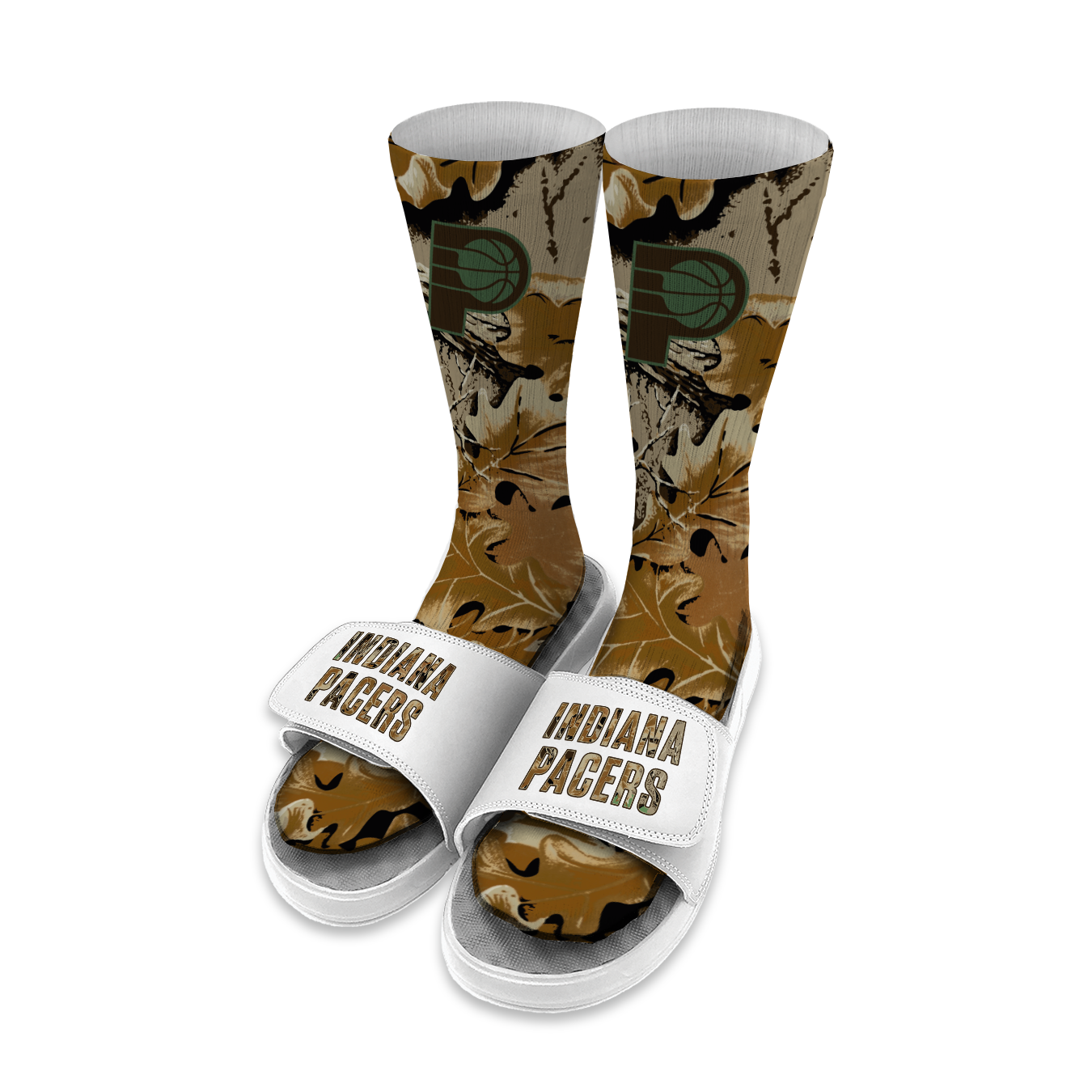 Indiana Pacers RealTree Camo Sock/Slide Bundle