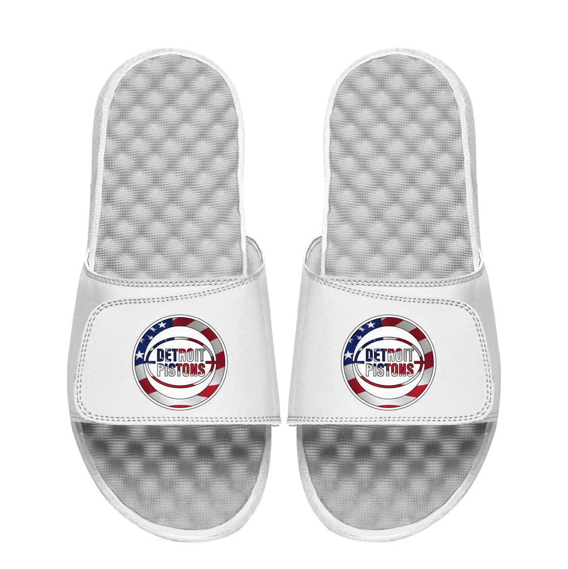 Detroit Pistons USA Americana Slide and Sock Bundle