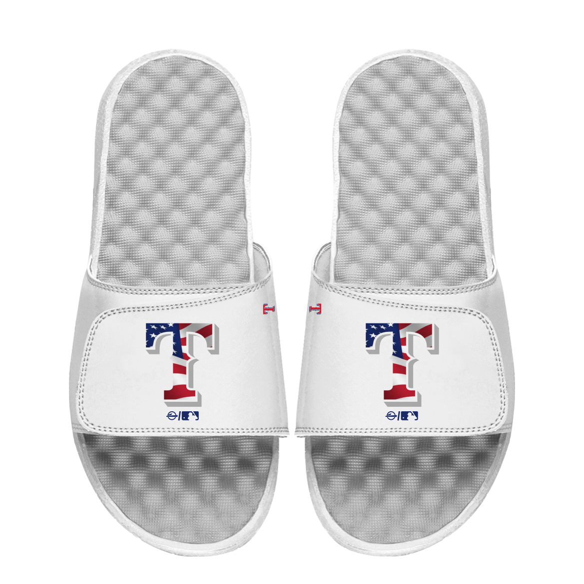 Texas Rangers USA Americana Slide and Sock Bundle