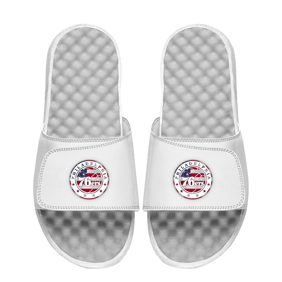 Philadelphia 76ers USA Americana Slide and Sock Bundle