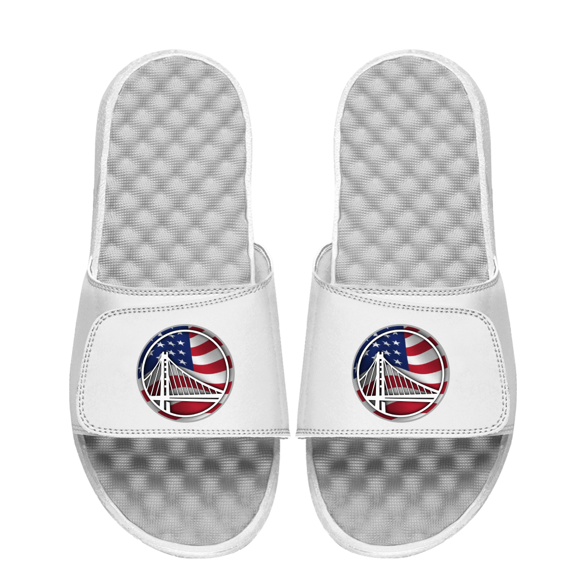 Golden State Warriors USA Americana Slide and Sock Bundle