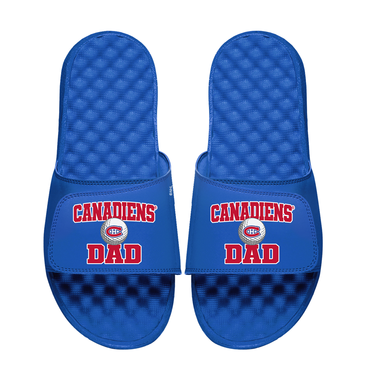 Montreal Canadiens Golf Dad Father's Day Slide & Sock Bundle