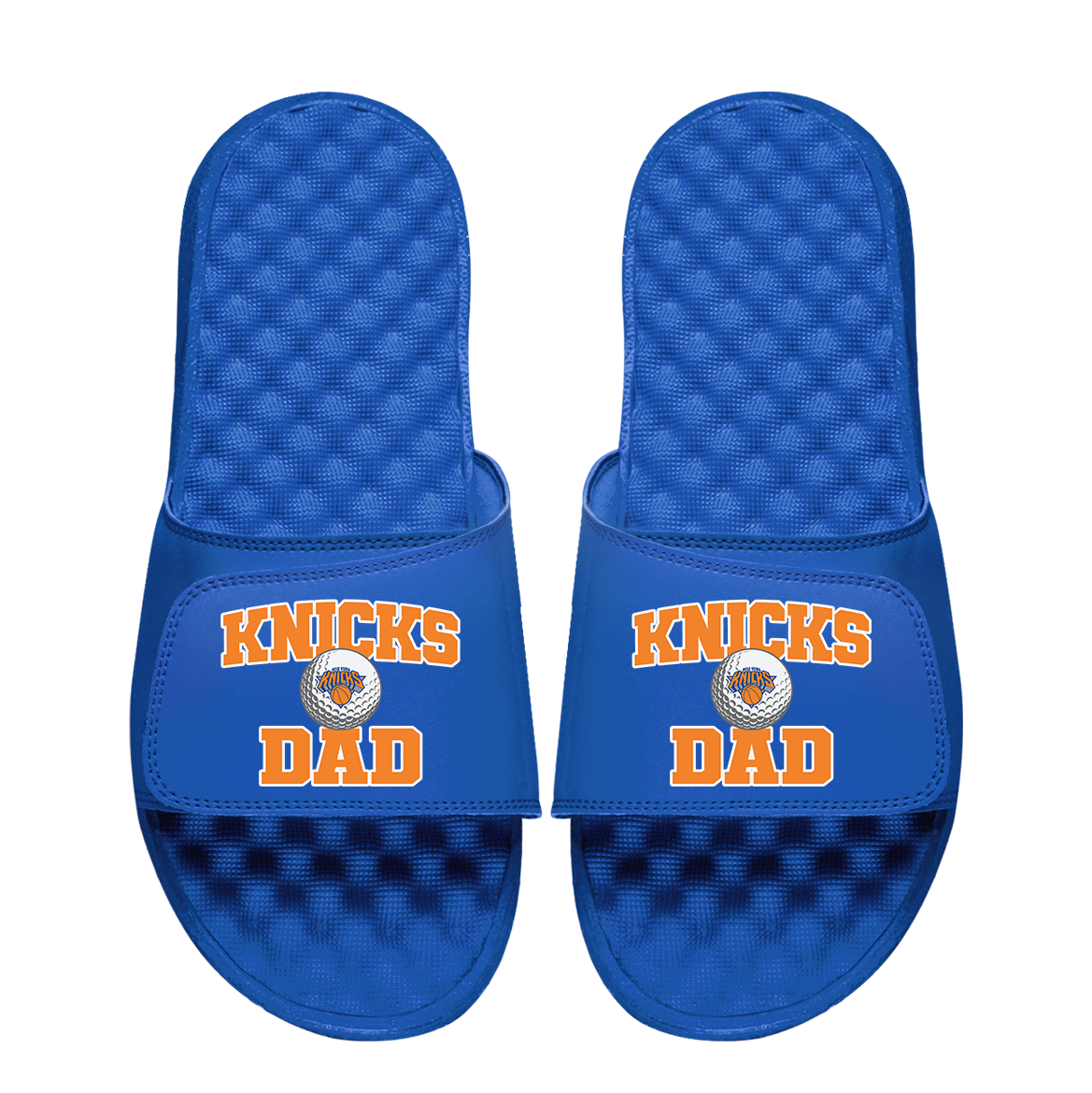 New York Knicks Golf Dad Father's Day Slide & Sock Bundle