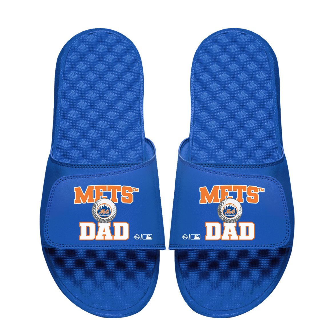 New York Mets Golf Dad Father's Day Slide &amp; Sock Bundle