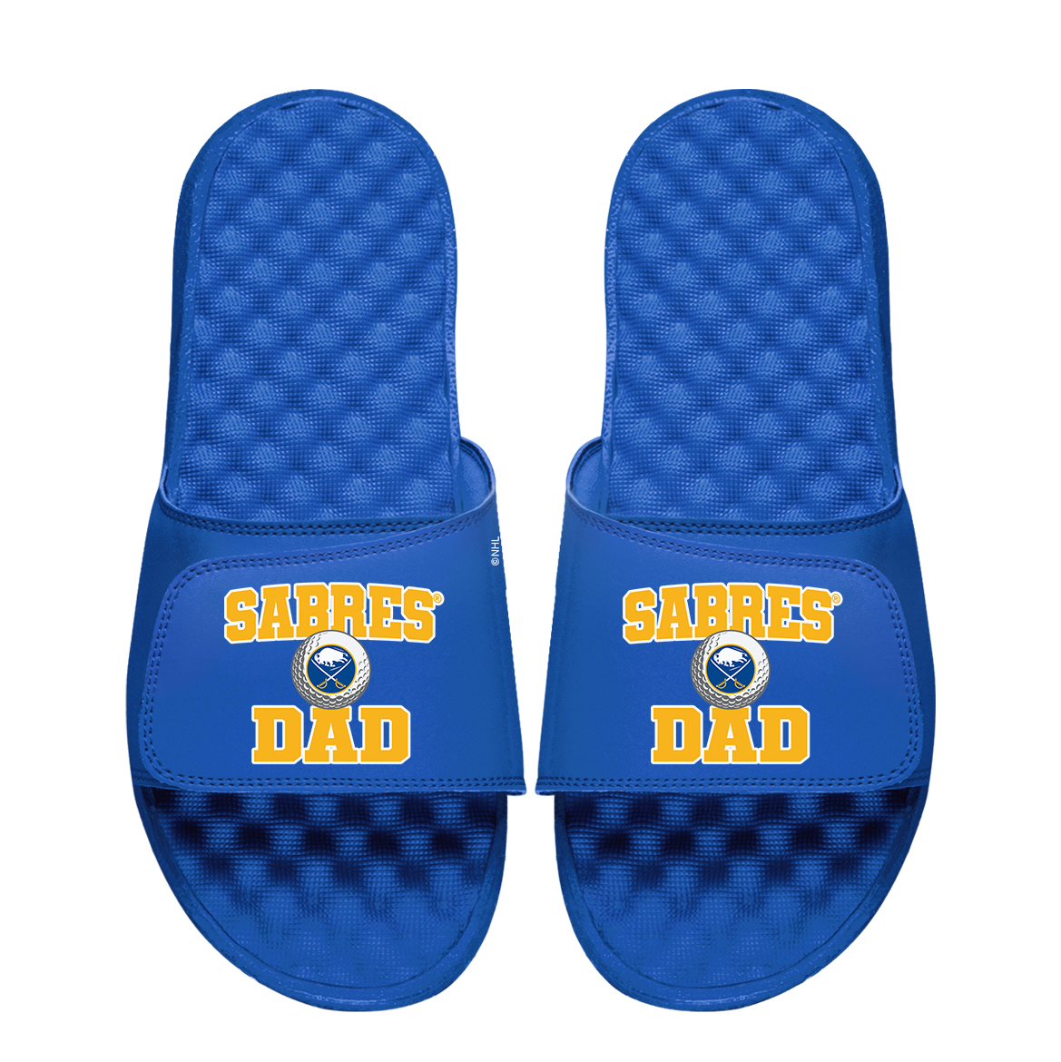 Buffalo Sabres Golf Dad Father's Day Slide &amp; Sock Bundle