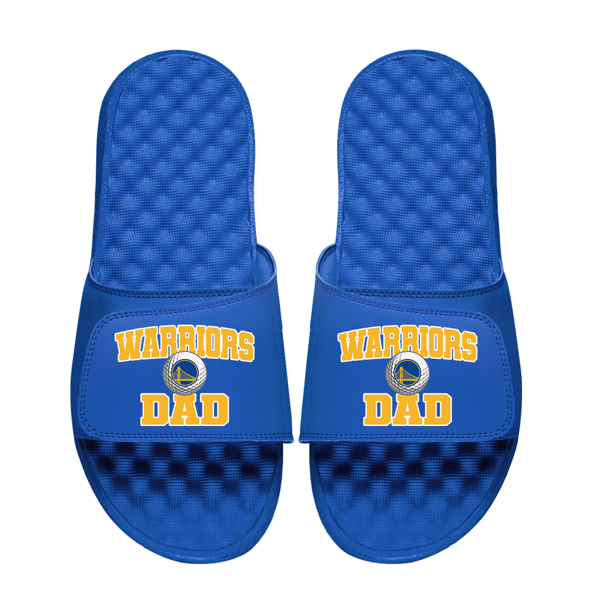 Golden State Warriors Golf Dad Father's Day Slide &amp; Sock Bundle