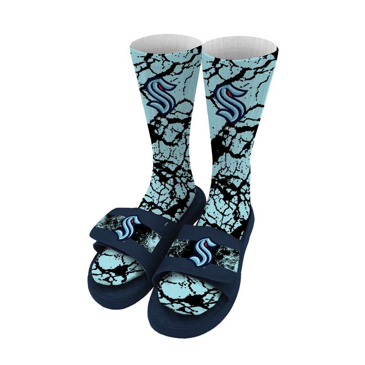 Seattle Kraken Distressed Sock Bundle