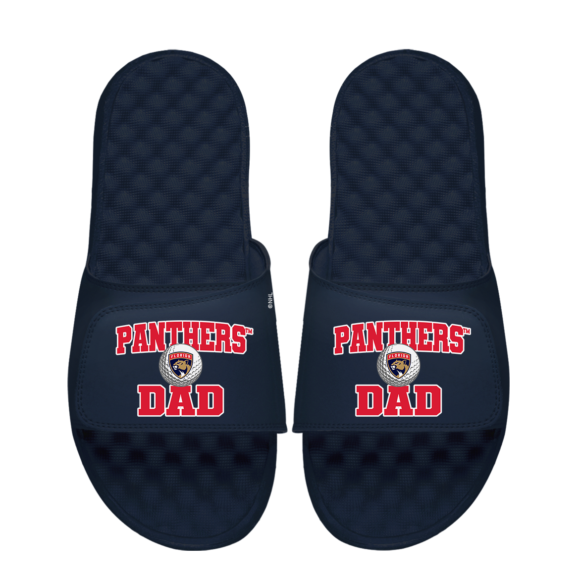 Florida Panthers Golf Dad Father's Day Slide & Sock Bundle