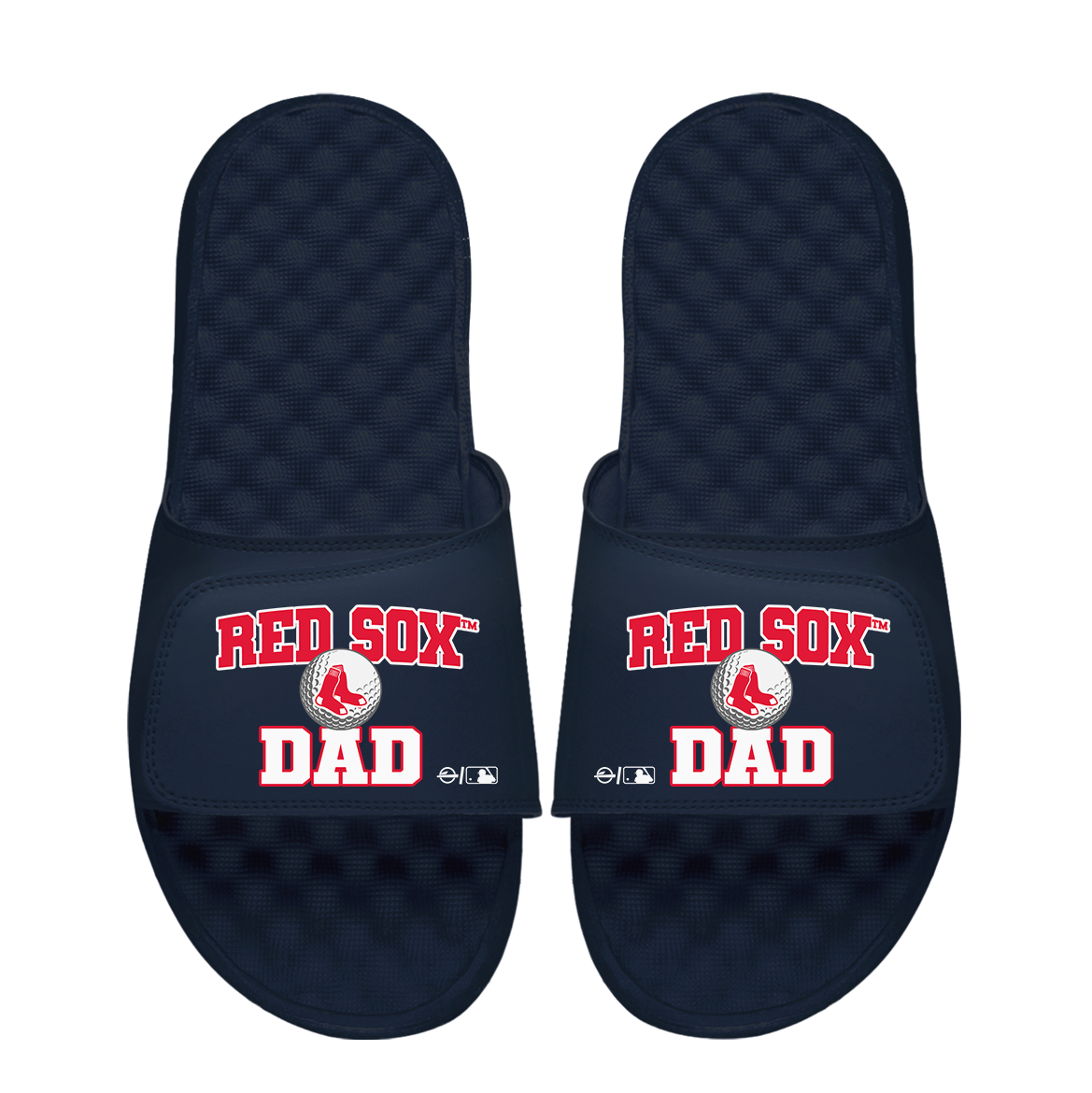 Boston Red Sox Golf Dad Father's Day Slide &amp; Sock Bundle