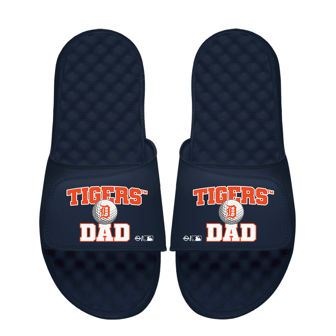 Detroit Tigers Golf Dad Father's Day Slide & Sock Bundle
