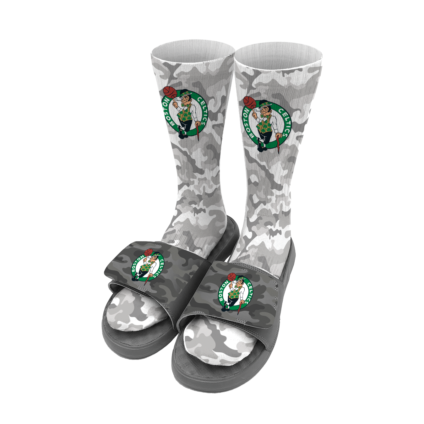 Boston Celtics Urban Camo Sock Bundle