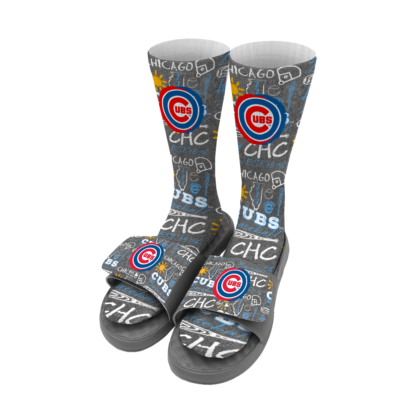 Chicago Cubs Sock/Slide Chalk Bundle