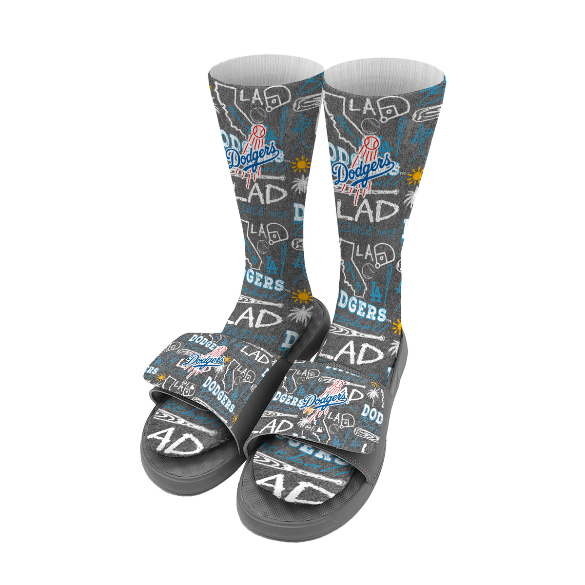 Los Angeles Dodgers Sock/Slide Chalk Bundle