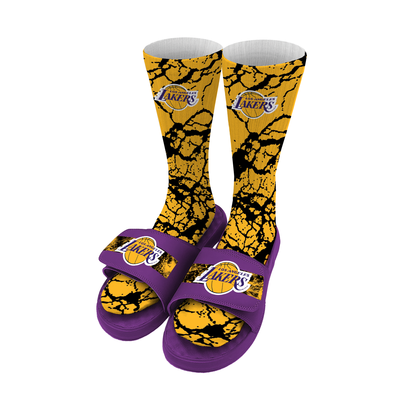 Los Angeles Lakers Distressed Sock Bundle