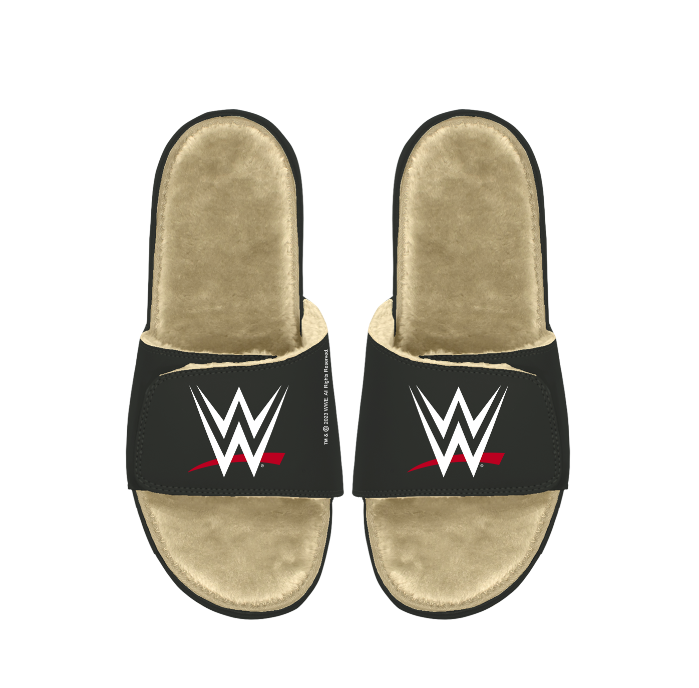 WWE Logo Fur Slides