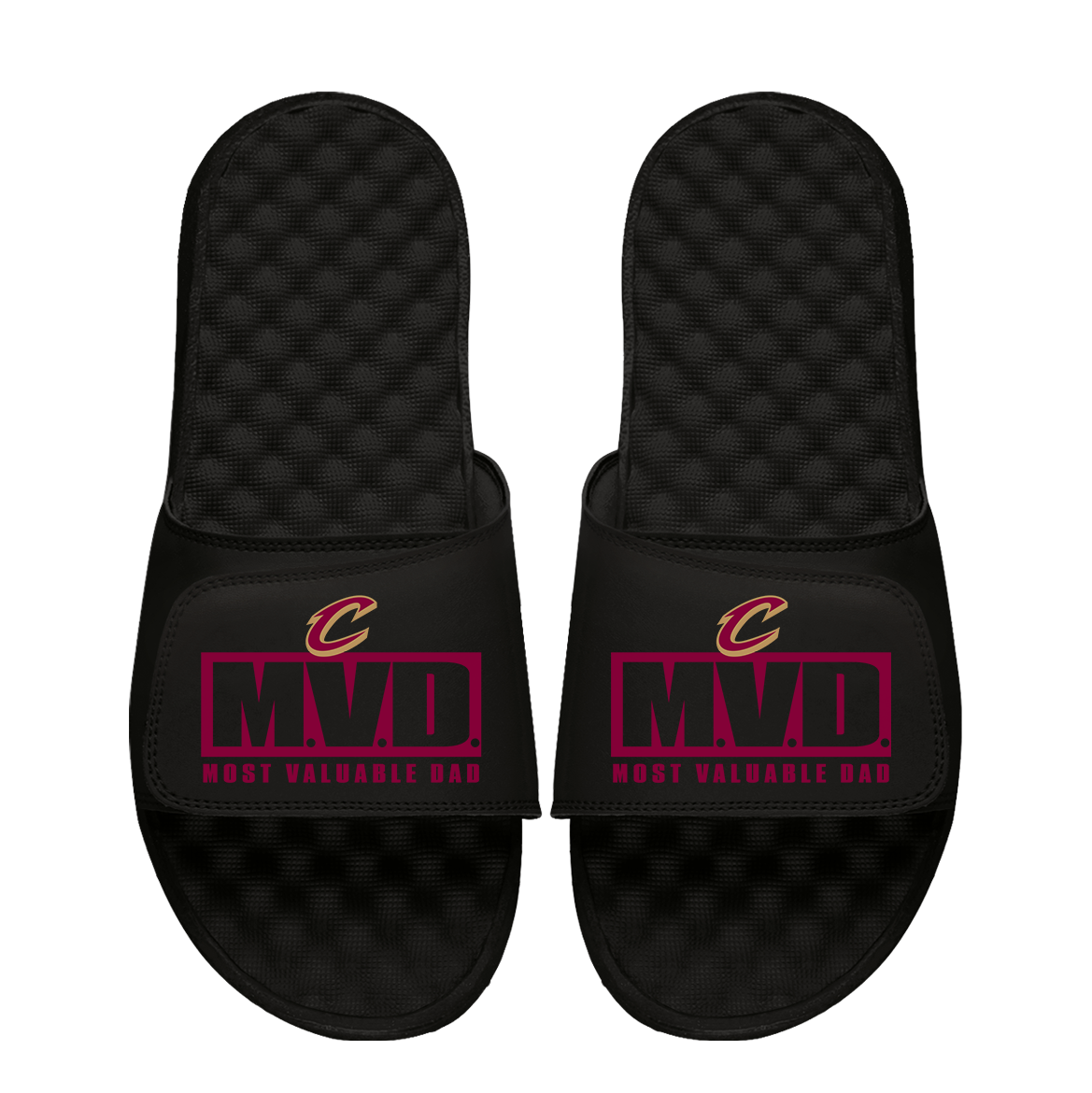 Cleveland Cavaliers Most Valuable Dad Father's Day Slide Sandals