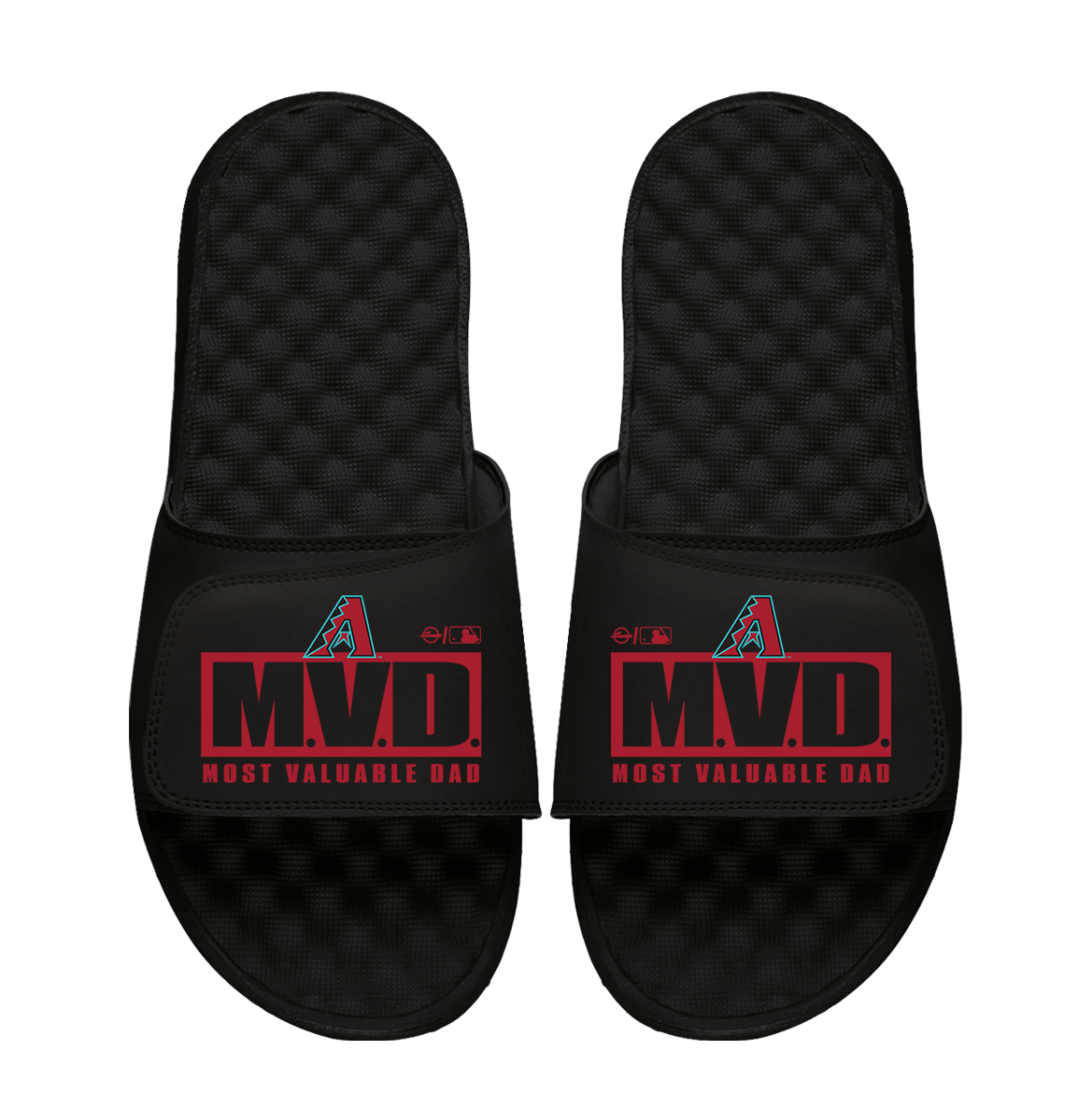 Arizona Diamondbacks Most Valuable Dad Father's Day Slide Sandals