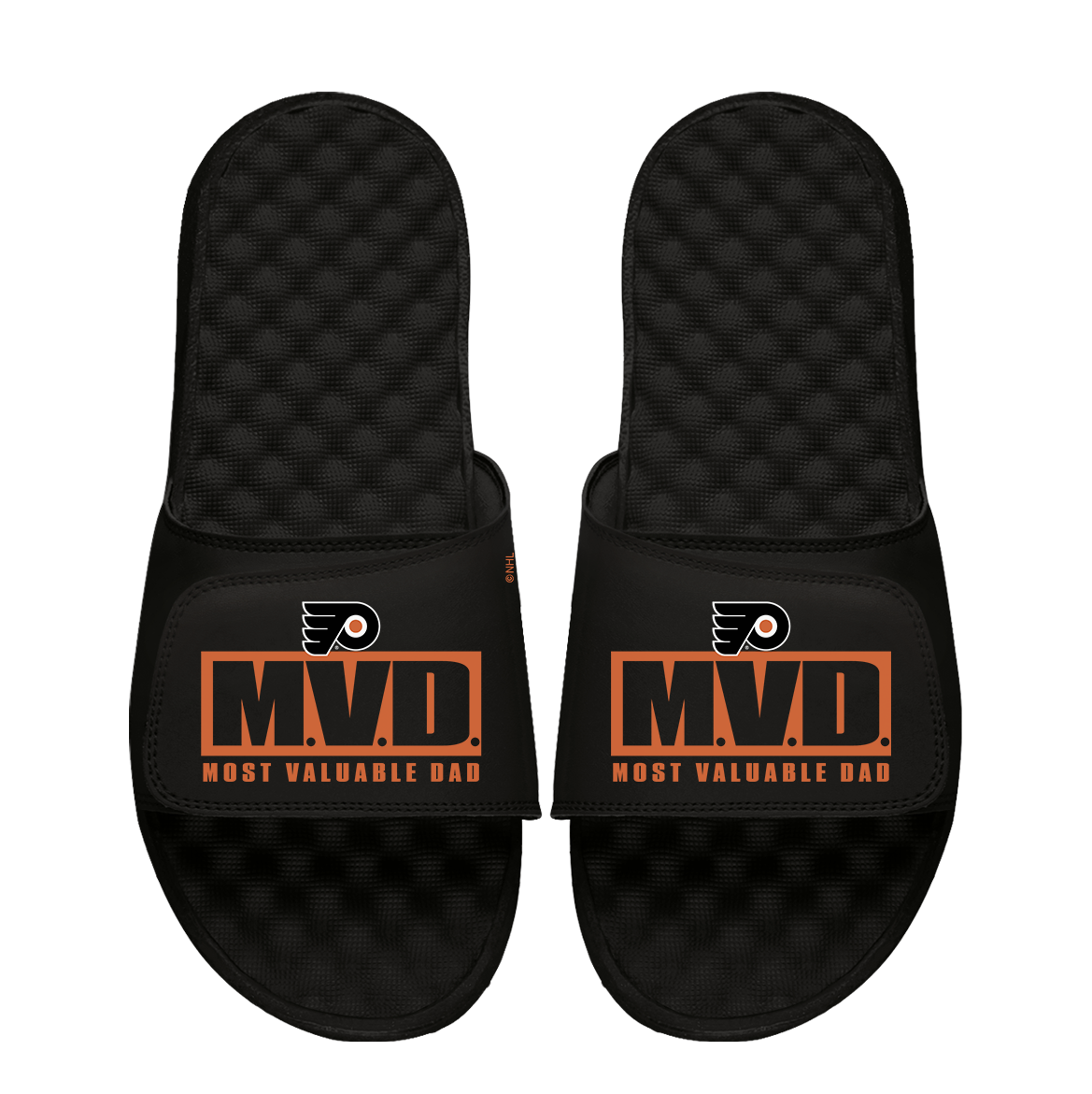 Philadelphia Flyers Most Valuable Dad Father's Day Slide Sandals