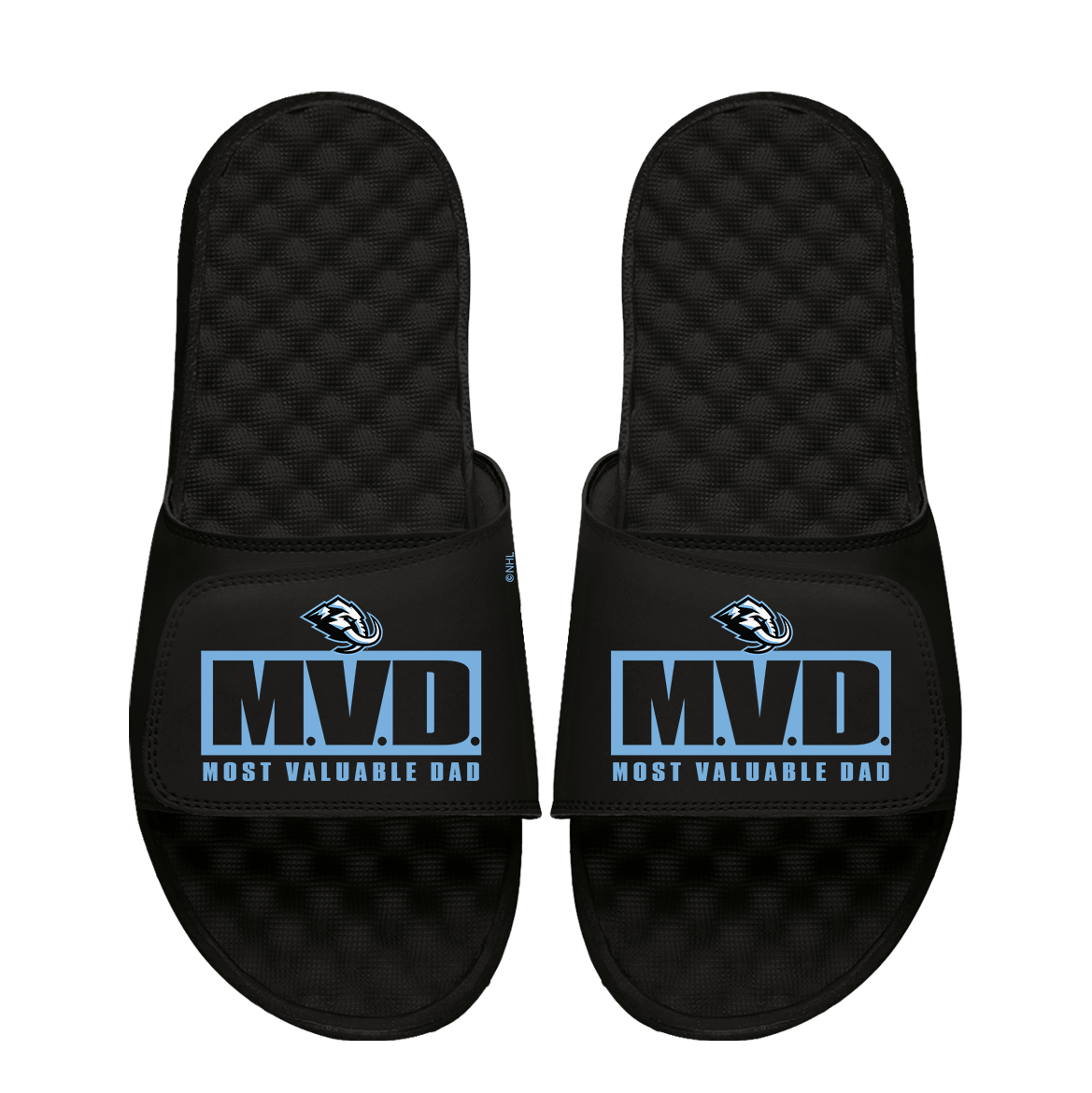Utah Mammoth Most Valuable Dad Father's Day Slide Sandals