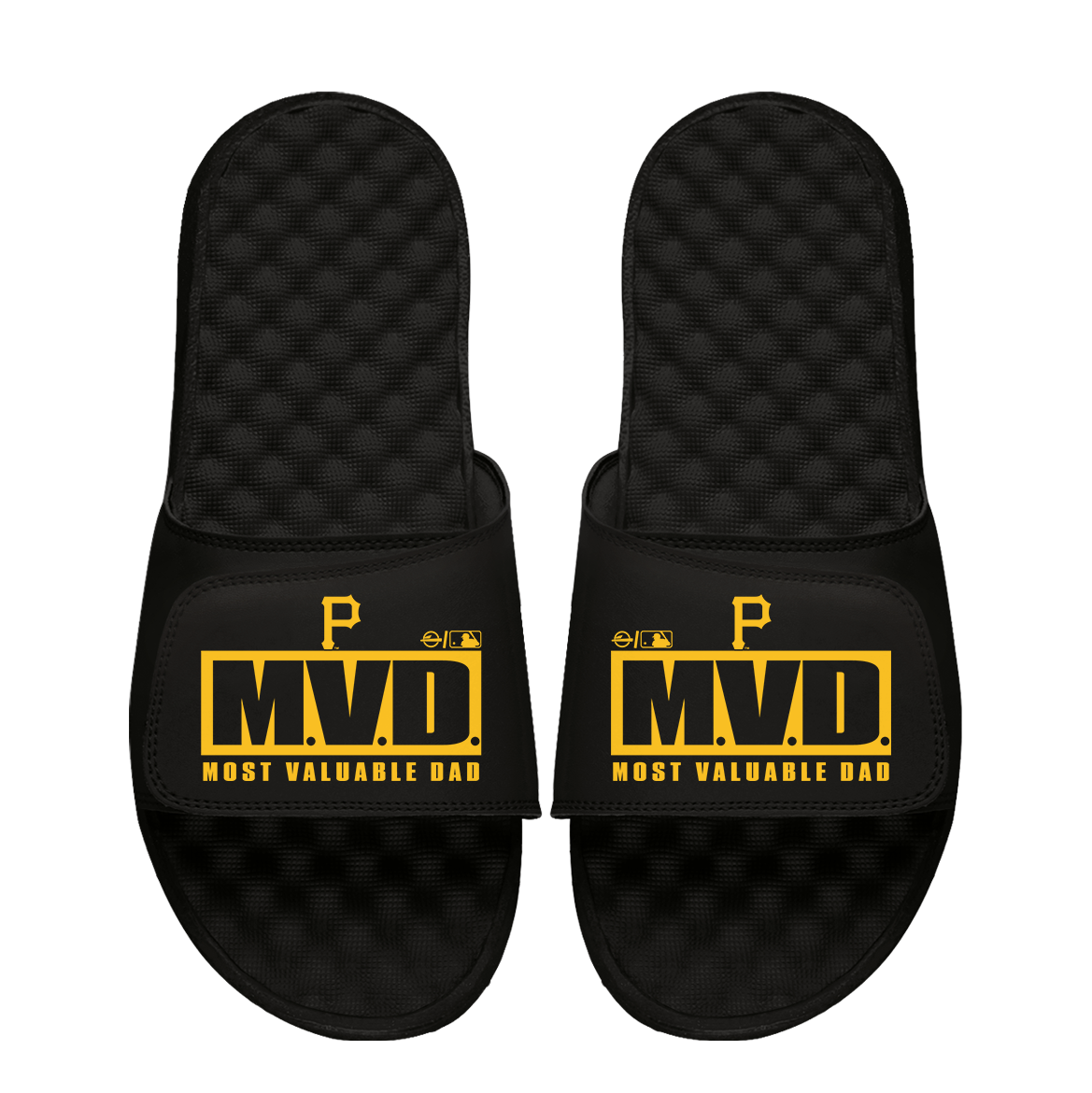 Pittsburgh Pirates Most Valuable Dad Father's Day Slide Sandals