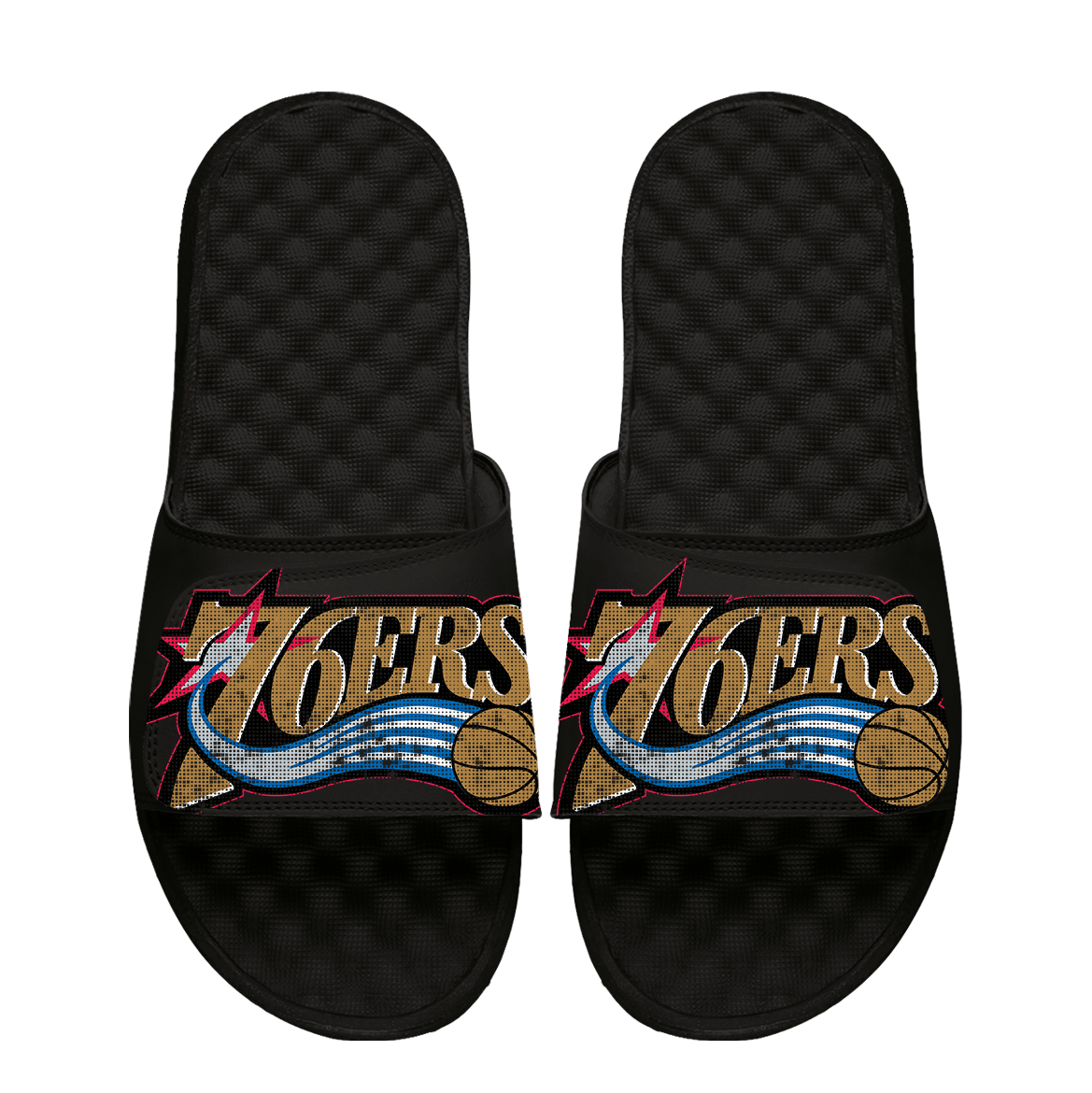 Philadelphis 76ers Hardwood Classics Distressed Logo