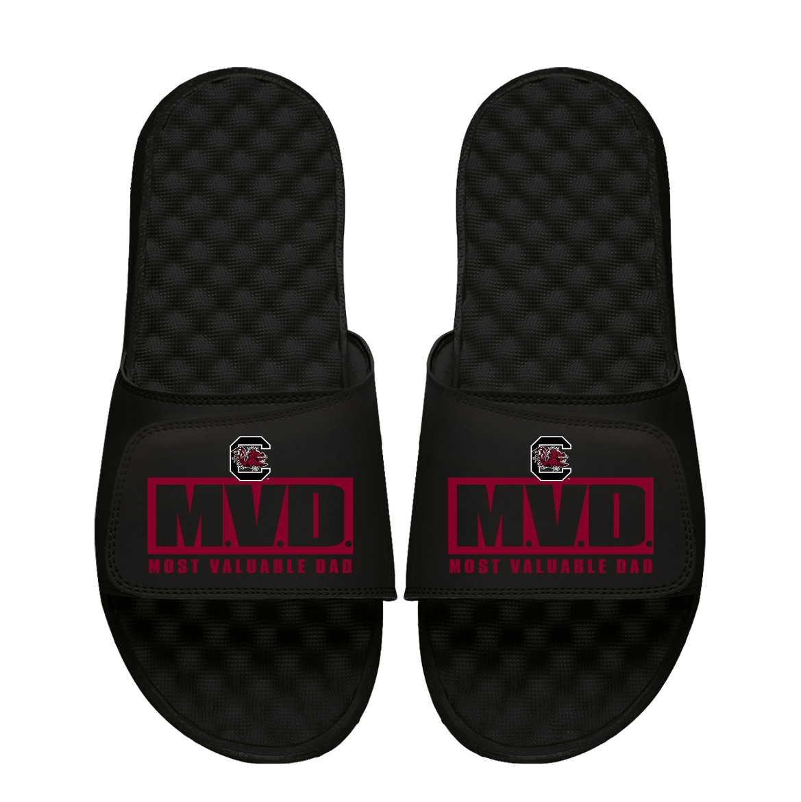South Carolina Gamecocks Most Valuable Dad Father's Day Slide Sandals